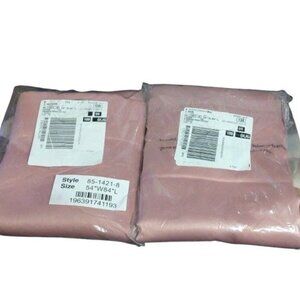 Pink Room Darkening Window Panels / Curtains with Grommets 54W x 84L NWT